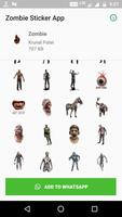 Zombie Sticker App screenshot 1