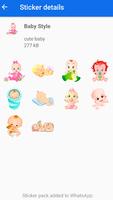 STICKERZES - Cute Babies Stickers For Whatsapp syot layar 2