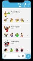 Football Players Stickers For  постер