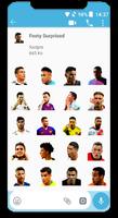 برنامه‌نما Football Players Stickers For  عکس از صفحه