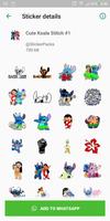 Cute Koala Stitch & Friend Stickers for WhatsApp تصوير الشاشة 1