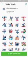Cute Koala Stitch & Friend Stickers for WhatsApp تصوير الشاشة 2