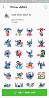 Cute Koala Stitch & Friend Stickers for WhatsApp capture d'écran 2