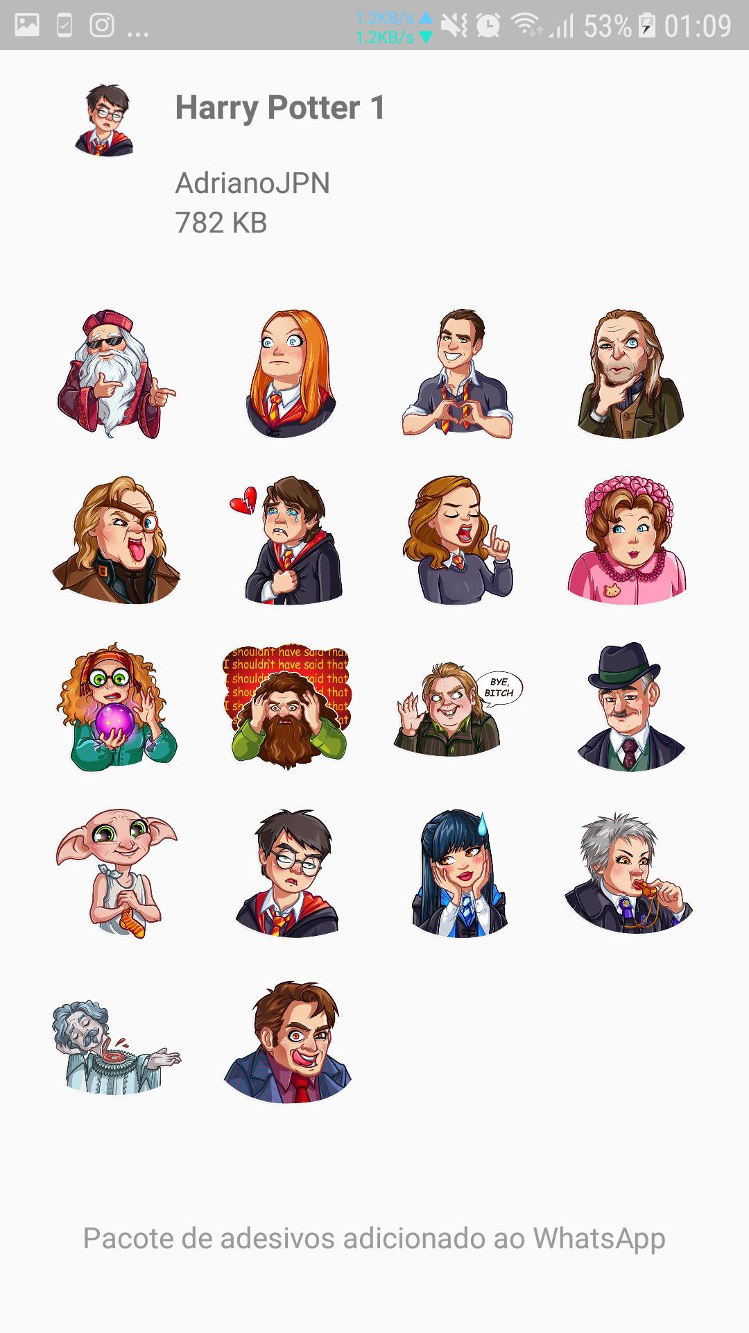 Wastickerapps Stickers Harry Potter For Android Apk Download