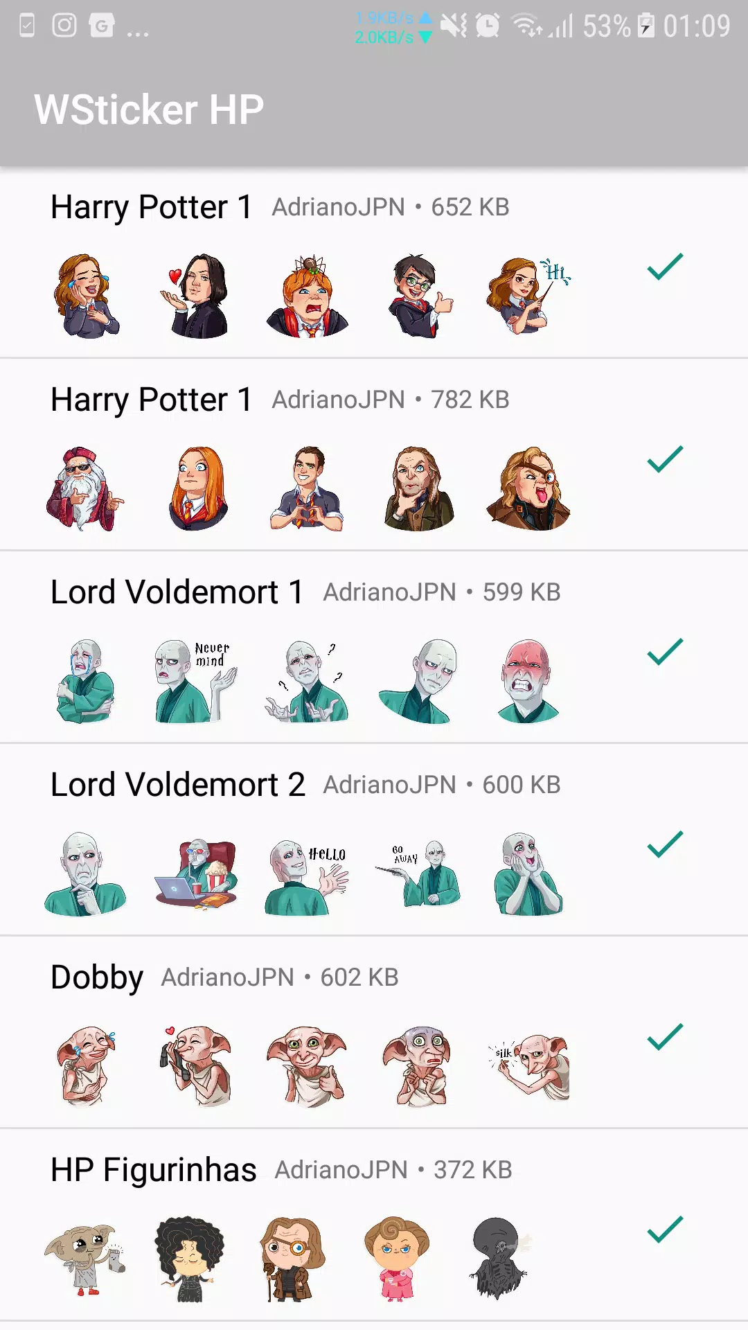 WAstickerApps Harry P. Memes (Stickers) APK for Android Download