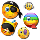 Emojis and GIF for whatsapp 😎 ไอคอน
