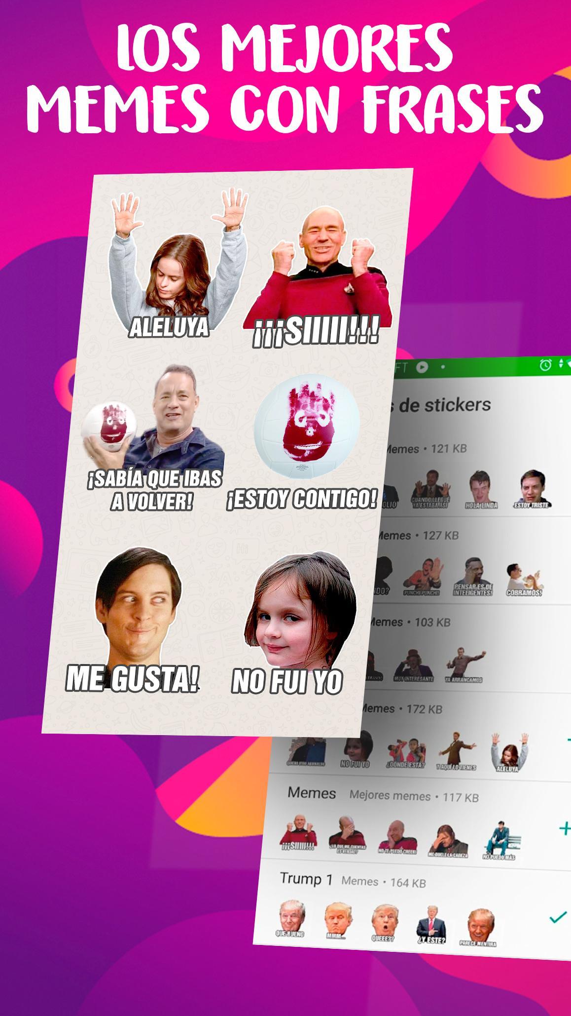 Memes Con Frases Stickers En Espaol Para Whatsapp For Android