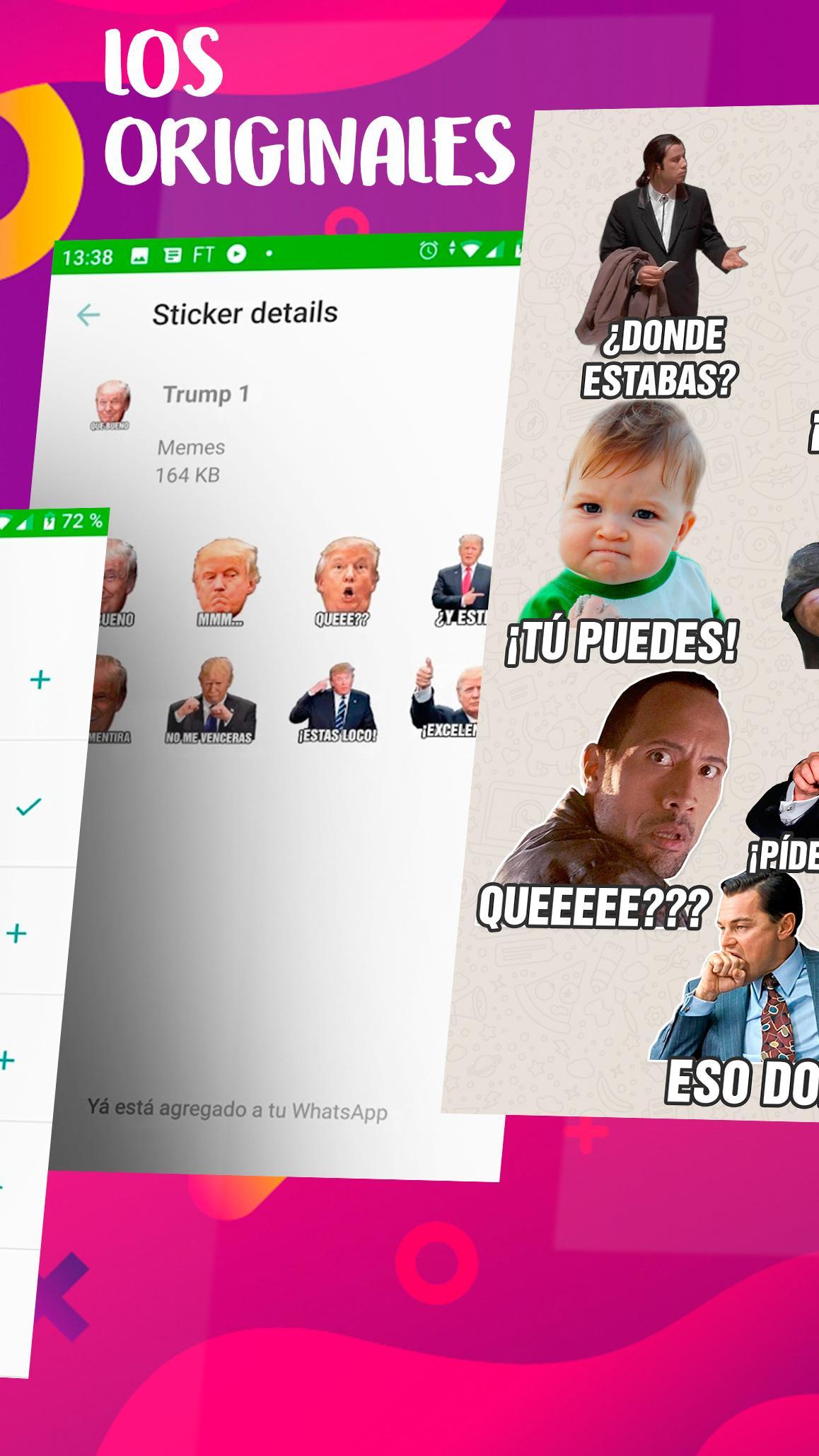 Memes Con Frases Stickers En Espaol Para Whatsapp For Android