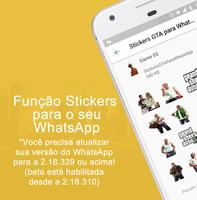 GTA adesivos para whatsapp Affiche