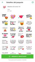 Stickers De Amor स्क्रीनशॉट 1