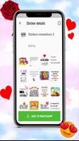 Stickers romanticos y frases الملصق