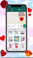 Stickers romanticos y frases تصوير الشاشة 2