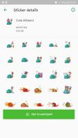 Snail Stickers for WhatsApp poster