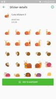 Snail Stickers for WhatsApp syot layar 2