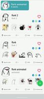 stickers flork memes animated Affiche