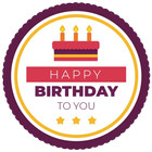 Birthday Stickers For WhatsApp ícone