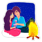 Love Stickers For WhatsApp simgesi