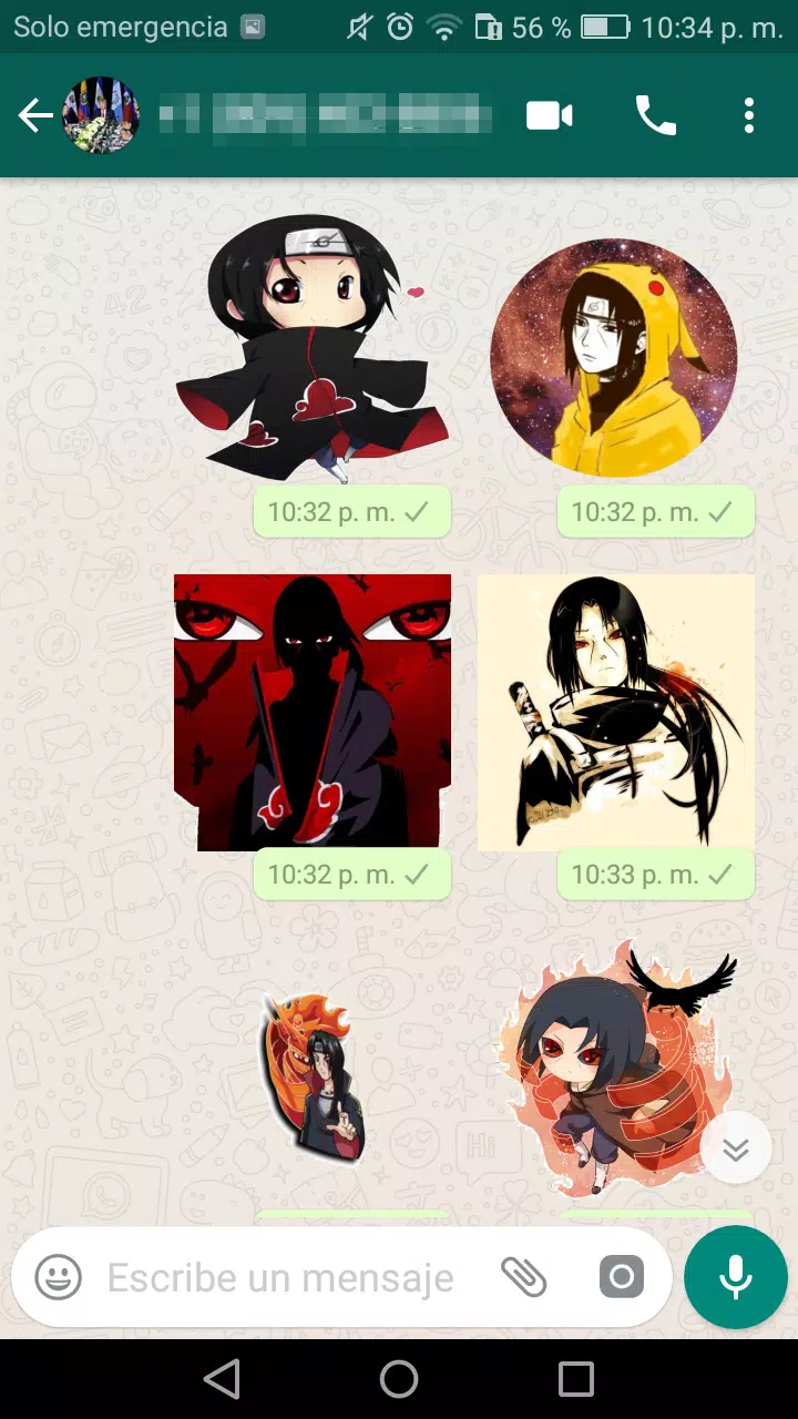 Anime Stickers itachi for WhatsApp -WAStickerApps APK per Android Download