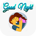 Animated Good Night stickers icône