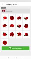 Roses Flowers Stickers capture d'écran 1