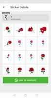 Roses Flowers Stickers capture d'écran 2