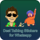 APK Desi Talking Stickers for social media