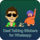 Desi Talking Stickers icon