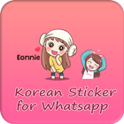 Korean Stickers for social media icône