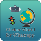 Sticker World Stickers for social media icône