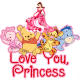 Love Princess Stickers for whatsapp icône