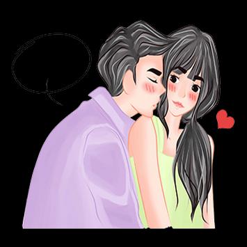 WAStickerApps Couple Love Romance Sticker 截图 19