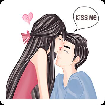 WAStickerApps Couple Love Romance Sticker 截图 1