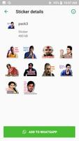 WAStickerApps - Bollywood Stickers For WhatsApp ภาพหน้าจอ 1