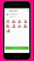 BLACKPINK Stickers - WAStickerApps For WA Ekran Görüntüsü 1