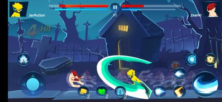 Chế độ bay Stick Fight ảnh chụp màn hình 1