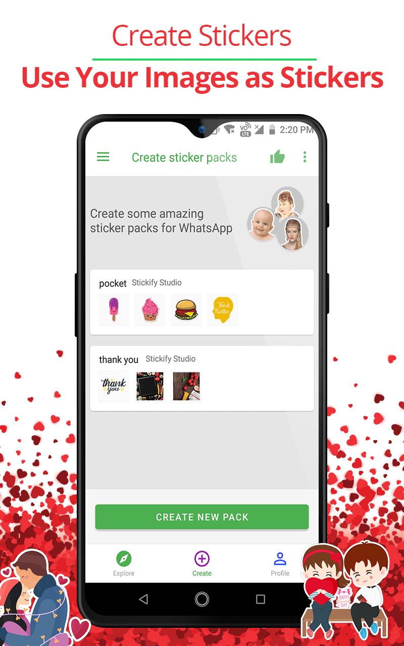 Love Stickers Personal Sticker Maker For Wa Apps For Android