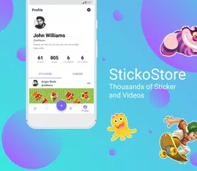 StickoStore Stickers, Video Status WAStickerApps APK Herunterladen