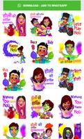 Holi Stickers For WhatsApp - WAStickerApps स्क्रीनशॉट 1