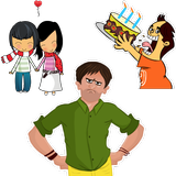 Animated Stickers Maker, Text  ikona