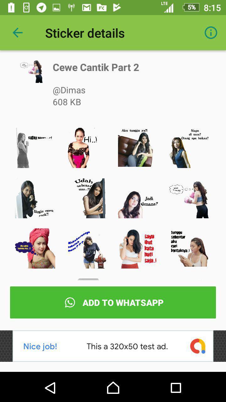  Sticker  Cewe Cantik  for Android APK Download