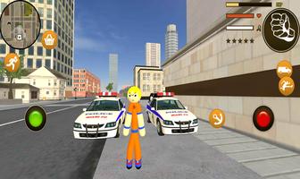 Goku Super Stickman Rope Hero Saiyan Legend Wars screenshot 1