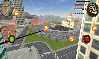 Goku Super Stickman Rope Hero Saiyan Legend Wars screenshot 2
