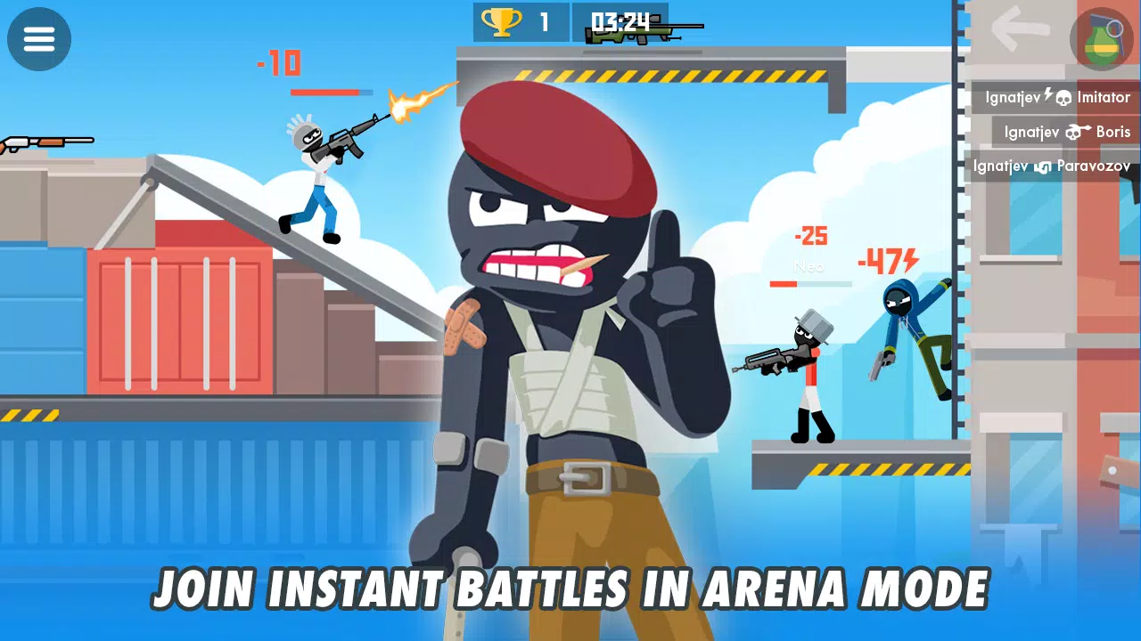 Stickman Battles: Online Shoot APK for Android Download