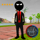 Agent Stickman Killer Rope Hero Mafia Crime APK