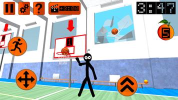 Stickman Neighbor. Basketball Basics Teacher Cartaz
