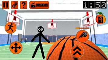 Stickman Neighbor. Basketball Basics Teacher imagem de tela 1