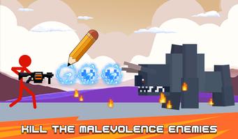 Stickman Battle: Draw Weapons imagem de tela 1