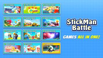 پوستر Stickman Battle-1234 Player