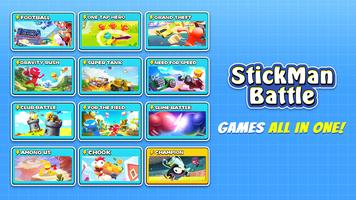 ผู้เล่น Stickman Battle-1234 โปสเตอร์