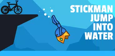 Stickman Jump into Water